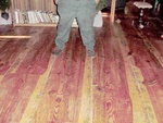 two foot boards make the floor